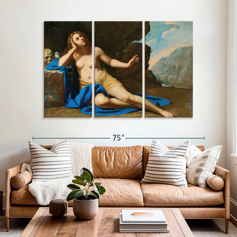 Adella Mary Magdalene In Ecstasy 1654, 42" H x 65" W