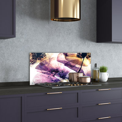 50cm W x 100cm L Glass Peel and Stick Panel