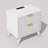 23.6'' W 2-drawer Nightstand With Built-in Outlets And Human Sensor Light-1784741537
