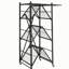 Tablette de rangement pliante avec roulettes