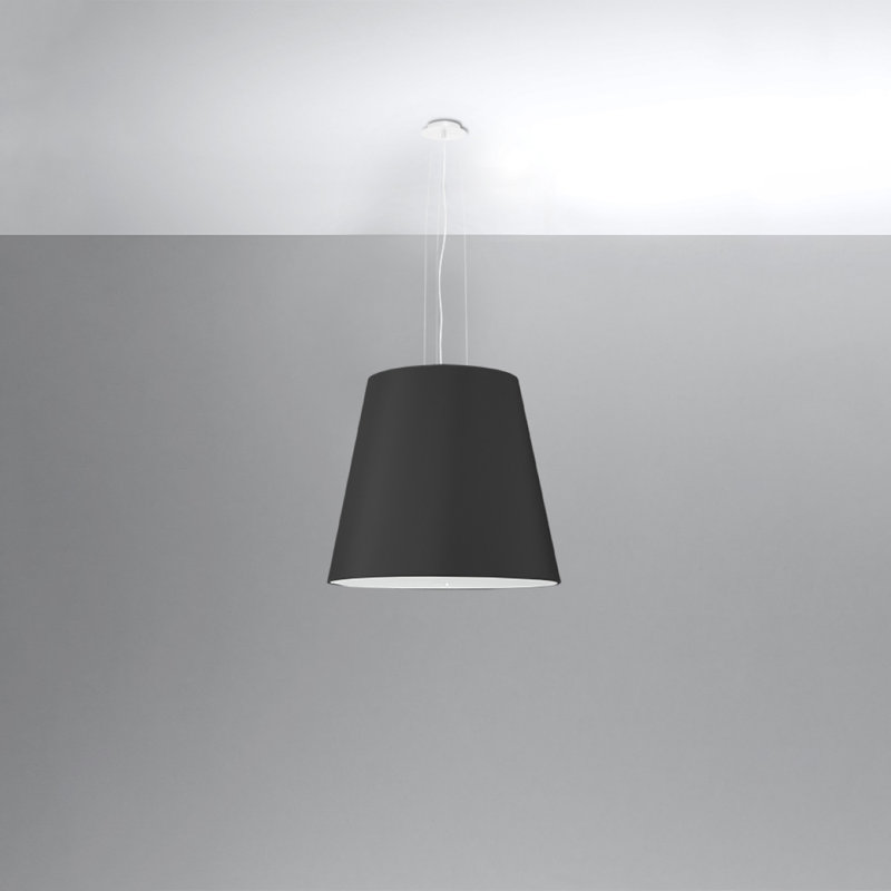 Curtez 3 - Light Black Dome Pendant
