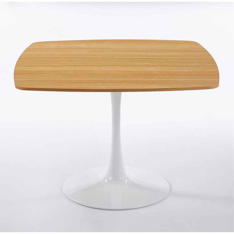 42.12" Dining Table, White/Oak