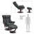 Kalson Swivel Recliner with Ottoman, Reclining Chair with Adjustable Back, Faux Leather-802971849