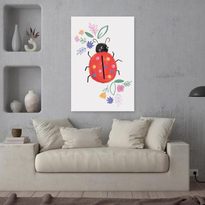 Ldt208, mignon, créature, coccinelle, enfants, reproduction, art contemporain moderne, coccinelle, coccinelle