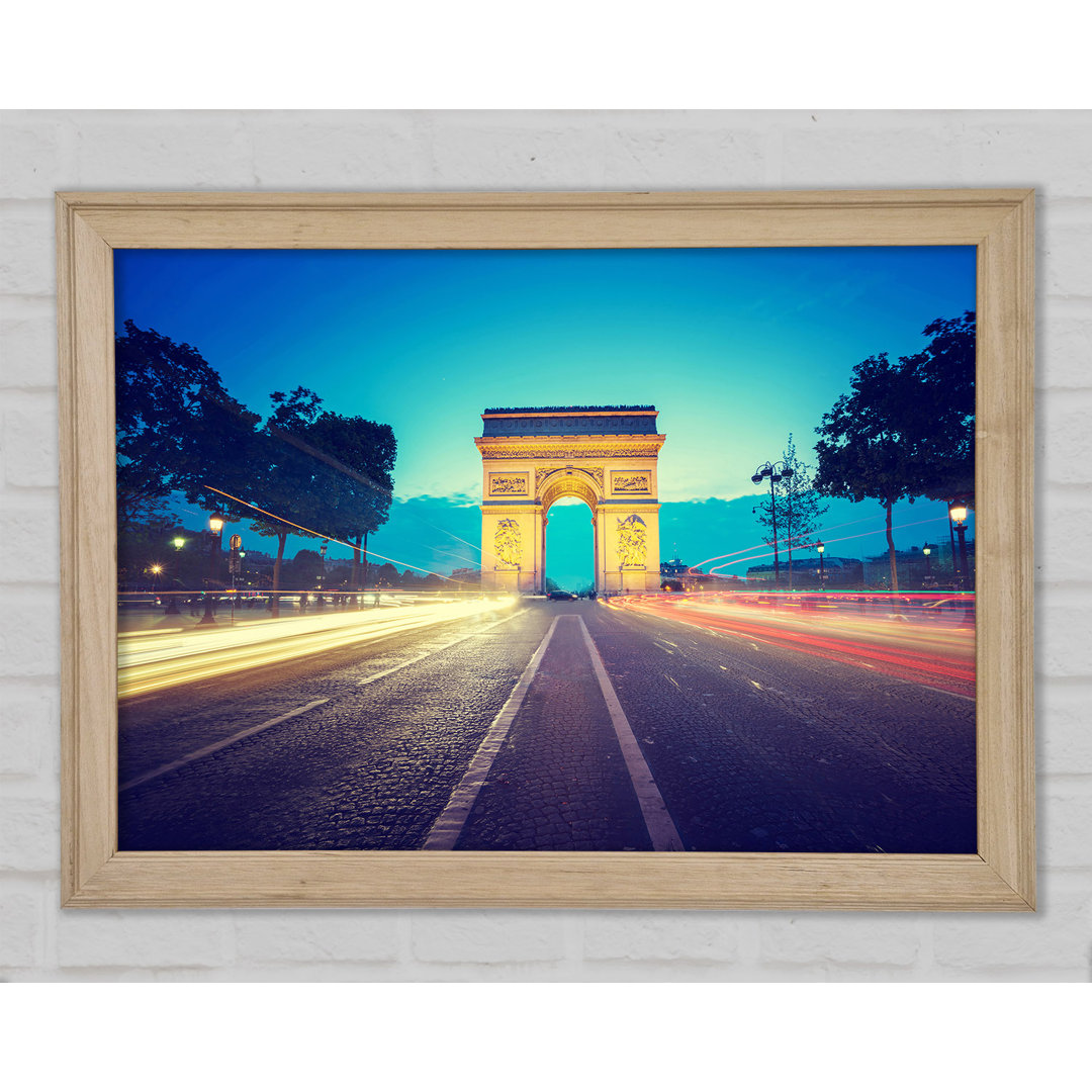 Arc De Triomphe 11 - Einzelner Bilderrahmen Kunstdrucke