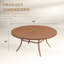 Table de salle à manger ronde en métal avec trou pour parasol-1731462463-1731462401