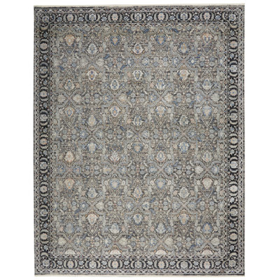Tapis oriental gris / noir Halle
