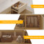 Meuble-lavabo flottant 31,5 pouces avec lavabo vasque en céramique, plateau en bois multi-couches, armoire à charnière silencieuse pour l'organisation des tiroirs de rangement