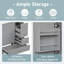 Meuble-lavabo gris 30 po avec lavabo, porte à fermeture en douceur et plusieurs options de rangement pour les salles de bain modernes-1636064955