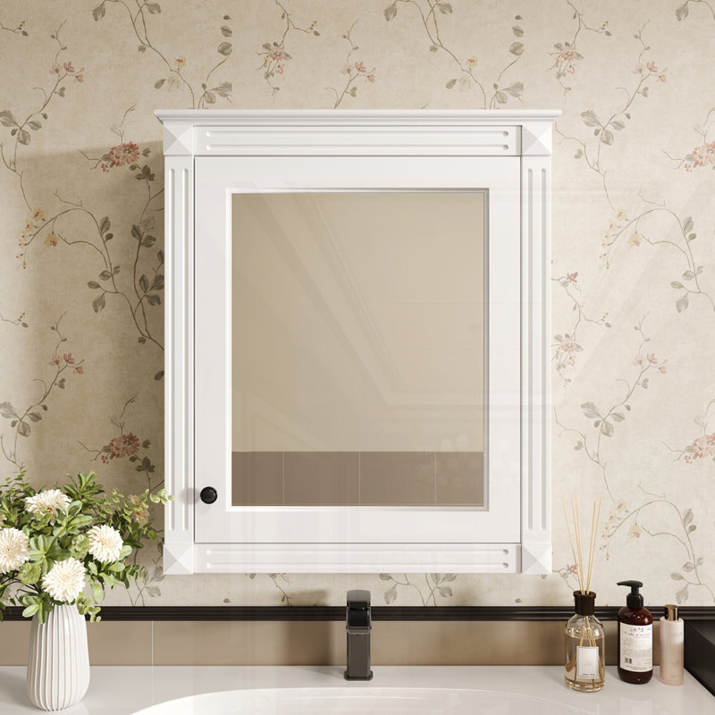 Armoire de rangement murale pour pharmacie, White