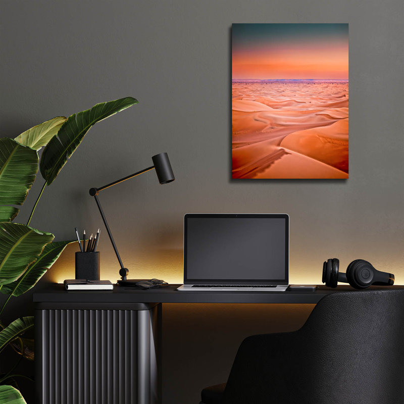 «Serenity In The Sahara» par Mark A Paulda, H 16 po x l 12 po x P 0,13 po