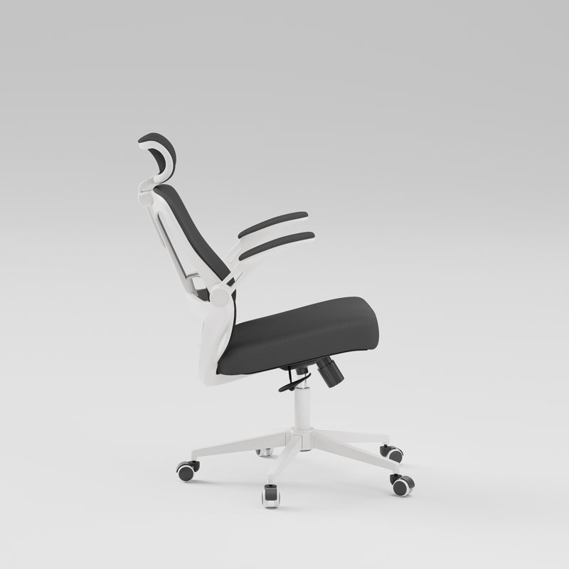 Office Chair,Ergonomic Comfy Home Desk Chair with 350LBS Capacity,High Back Gaming Chair with Wheels,Mesh Computer Chair,Lumbar Support, Adjustable Headrest,Flip-up Armrest