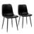 Chaise d'appoint Deniss en noir