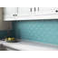 Carrelage mosaïque en verre long Hex 10,60 po x 11 po-102317160