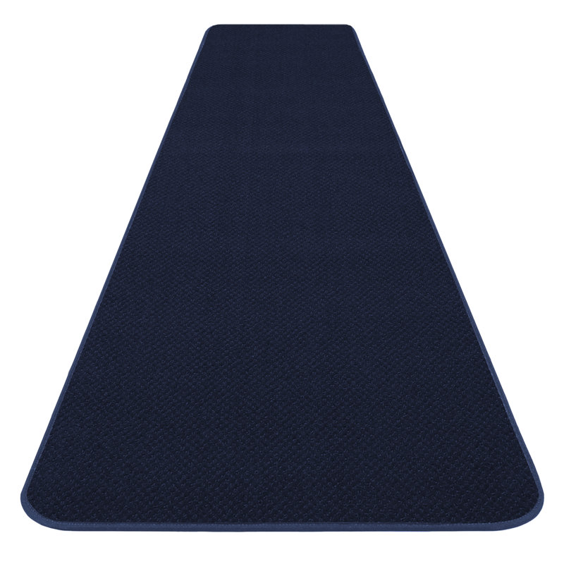 Skid-Resistant Carpet Runner - Navy Blue - Many Other Sizes To Choose From, Runner 2'3" x 16'