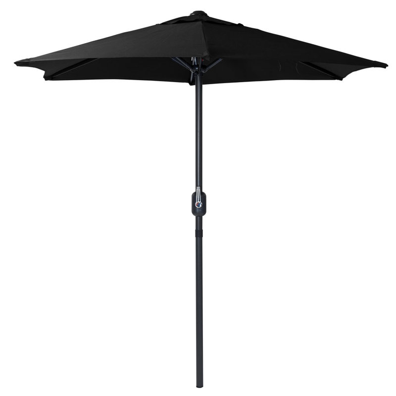 200cm Market Parasol, Black