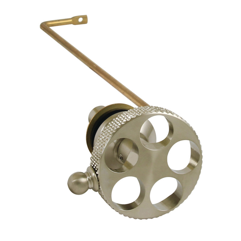 Levier de réservoir de toilette à fixation latérale Kingston Brass Webb, Nickel brossé