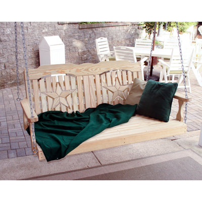 2 Person Pine Porch Swing