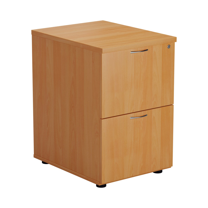Buariki 46.4cm Wide 2 -Drawer File Cabinet, Beech