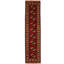 Tapis de couloir unique en laine noué à la main nouvel âge rouge 2 pi 5 po x 9 pi 8 po Patak