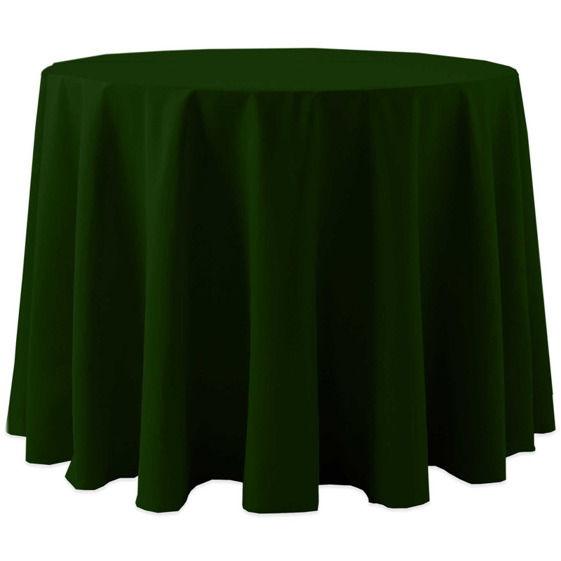 Ultimate Textile -2 Pack- Cotton-Feel 102-Inch Round Fine Dining Tablecloth, Ivory Cream, 108" x 108", 2, Hunter
