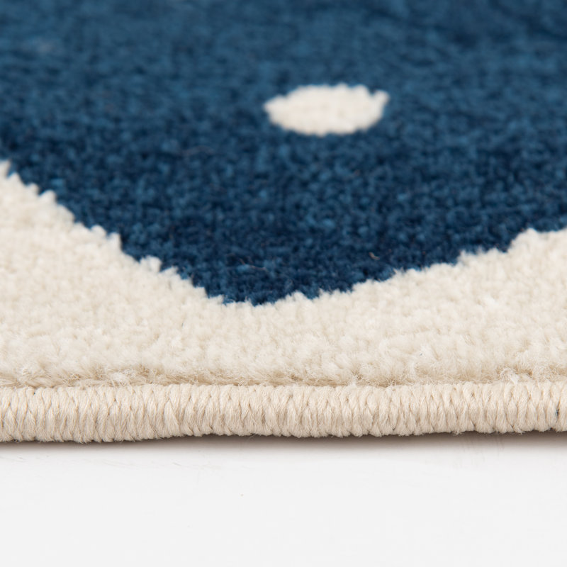 Tapis d'intérieur / extérieur en polypropylène tissé à la machine Rectangle Moorhouse, Rectangle 7 pi 10 po x 9 pi 10 po