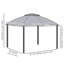 Pavillon de jardin extérieur 10 pi x 12 pi