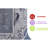 8x10 Grey/blue Area Rug - Stain , Non-shedding, Design For Dining Room Non-shedding In Home, Bedroom, Office-1005093045
