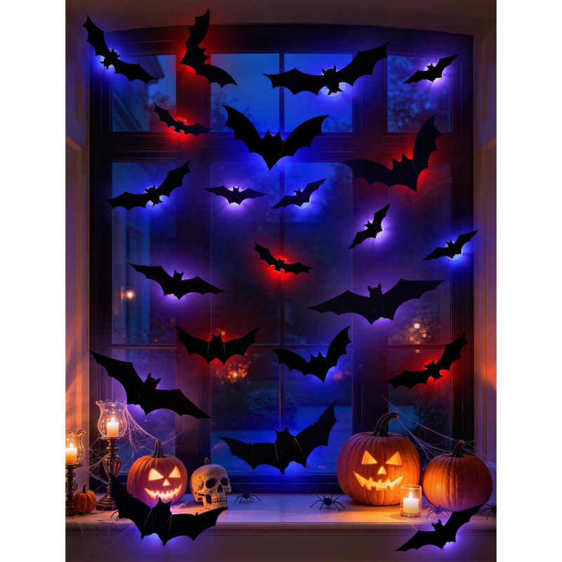 Plastic Wall Mounted Halloween Outdoor Decoration