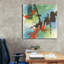 «Graffiti Blue I» par Chris Paschke, estampe numérique sur toile-322482134