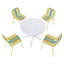 Plastic Patio Dining Set Table,