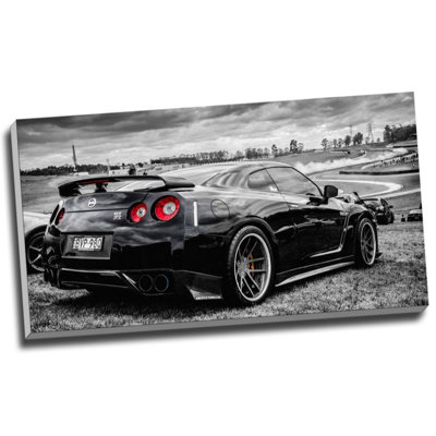 Nissan Skyline Gtr - Wrapped Canvas Art Prints