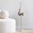 Joon 23.5" Contemporary Minimalist Metal/Resin Round End Table