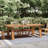 Seras Rectangular Teak Outdoor Dining Table With Umbrella Hole , 90'' in. W 44'' in. D