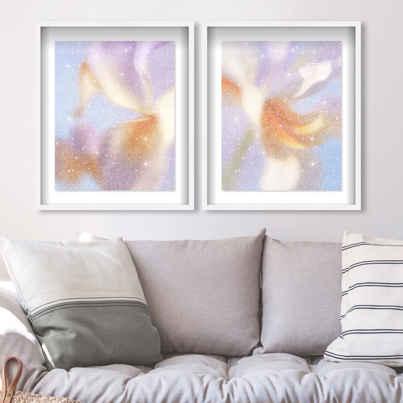 Blurred Venus Set Shadowbox Abstract Print by Oliver Gal, Black Frame, 16 x 20, 21.5"H x 25.5"W, White Shadowbox