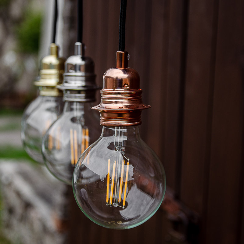 Aaden 3 - Light Kitchen Island Pendant, Copper
