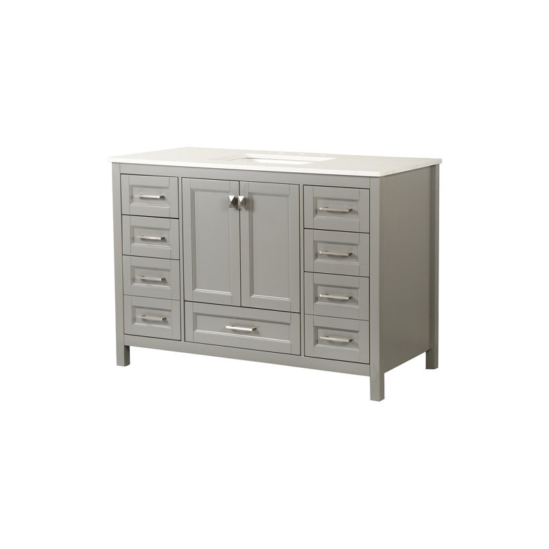 Meuble-lavabo pour meuble-lavabo, Gris