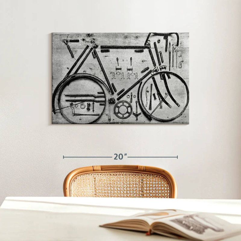 Mehar Bicycle Parts, 16" H x 24" W
