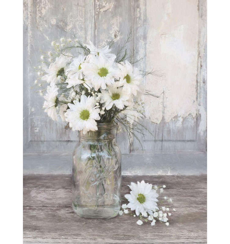 Toile tendue avec châssis Rosalind Wheeler Deiter, Lori Gallery, Farmhouse Floral II, H 36 po x l 28 po