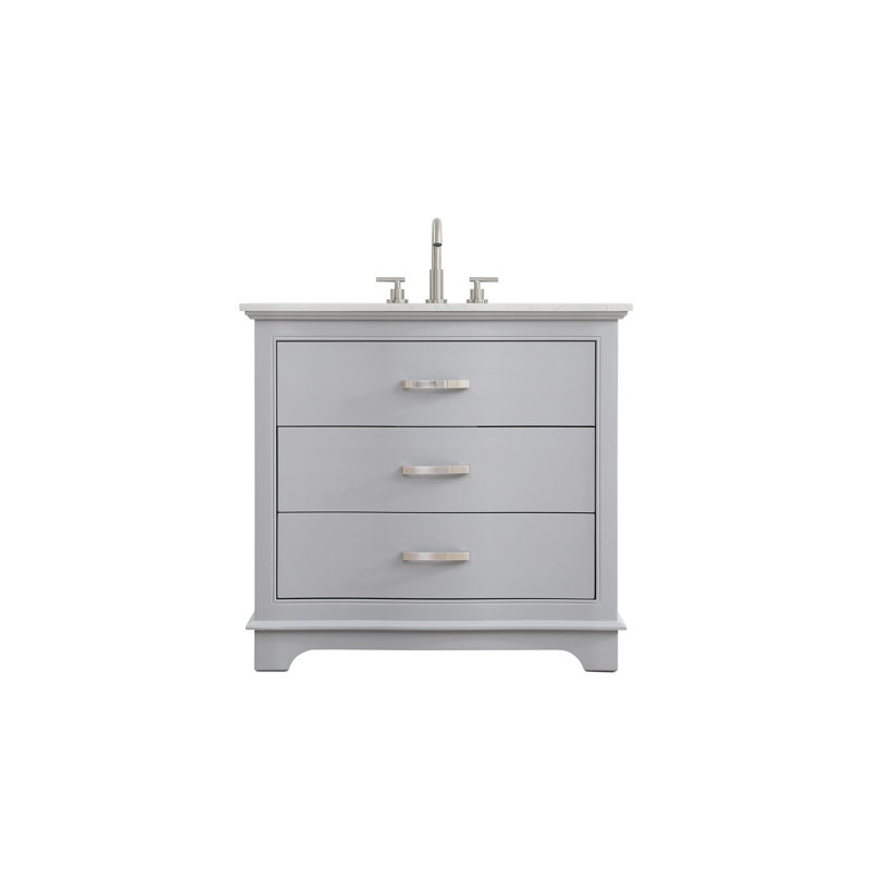 Knox 36 inch Single Bathroom Vanity, Gray