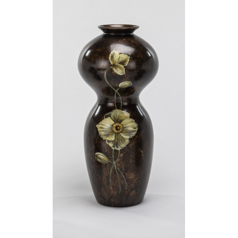 Porcelain China Table Vase, 25.5" H x 12" W x 12" D