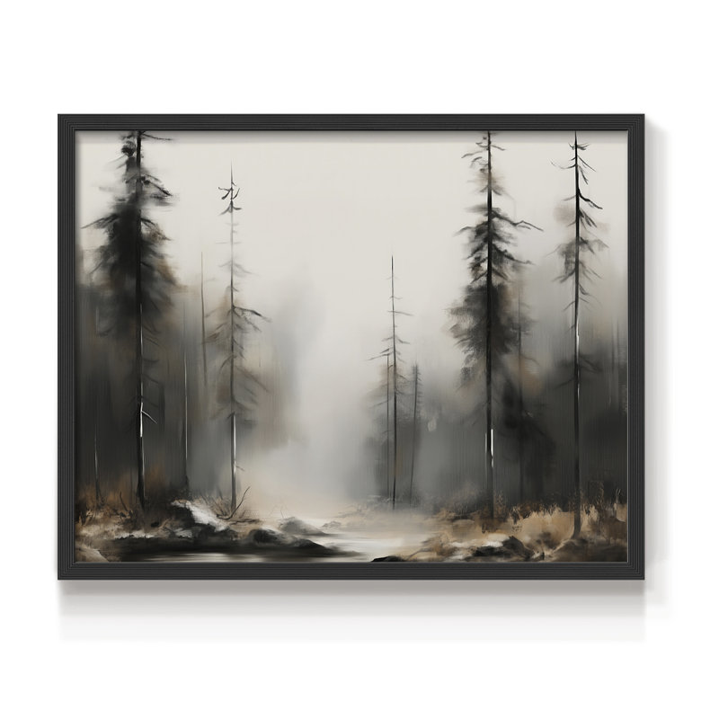 Art de Noël - DCCDXLVVI - Reproduction encadrée - Restickable, H 22 po x l 28 po, Noir, noir, noir, noir