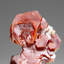 Grappe de vanadinite (croissance en trémie parallèle) du Maroc (29,1 grammes)