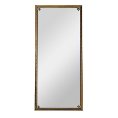 Full Length Mirror With Stand, 70.1"X31.9" Floor Standing Large Dressing Mirror Hanging Or Leaning Against Wall For Bedroom Living Room, Antique Gold