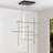 Hamilton 10-Light Modern Chandelier High Ceiling Large Long Pendant for Stairs Hallway Living Room with Remote Control