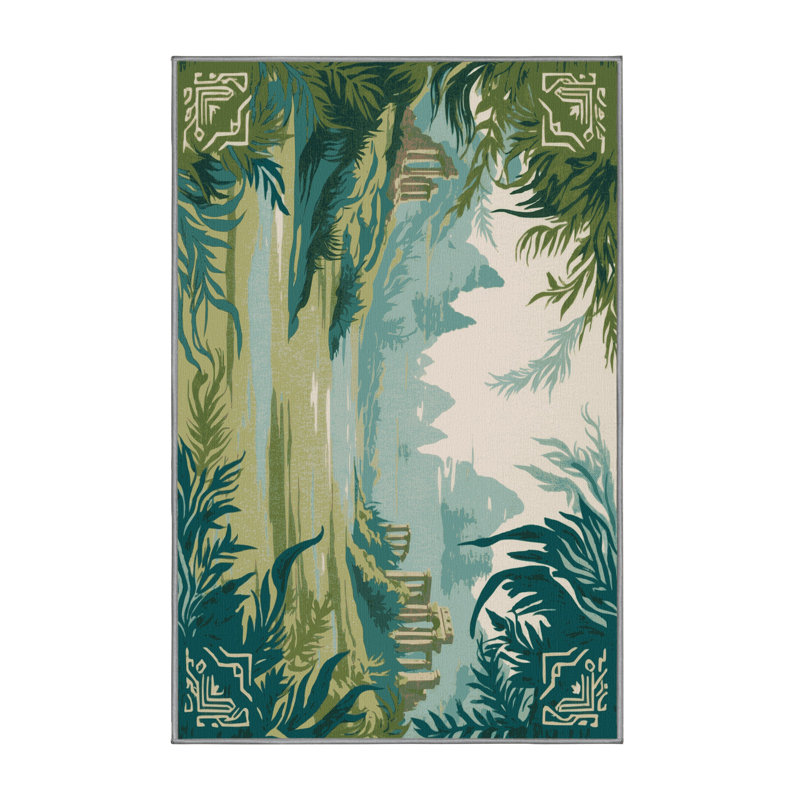 Spirit Flame Rug, Rectangle 2' x 3'