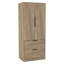 Sibby 2 Door Solid Wood Wardrobe-360689451