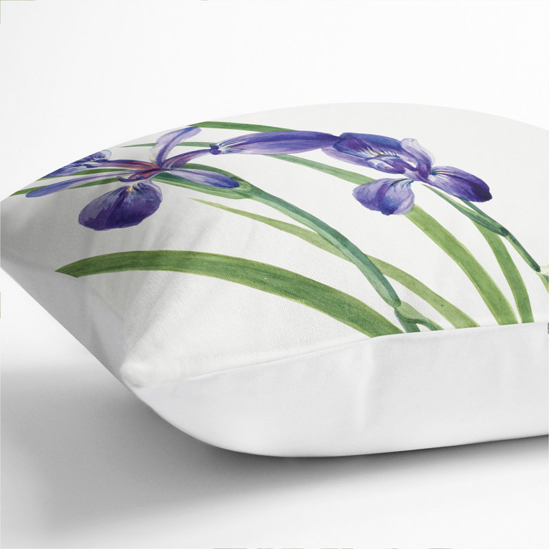 Square Throw Cushion, 55cm H x 55cm W x 20cm D, White
