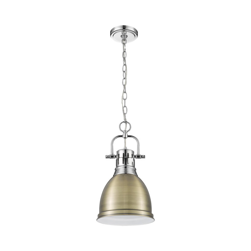 Alethia 1 - Light Pendant, Chrome, Aged Brass