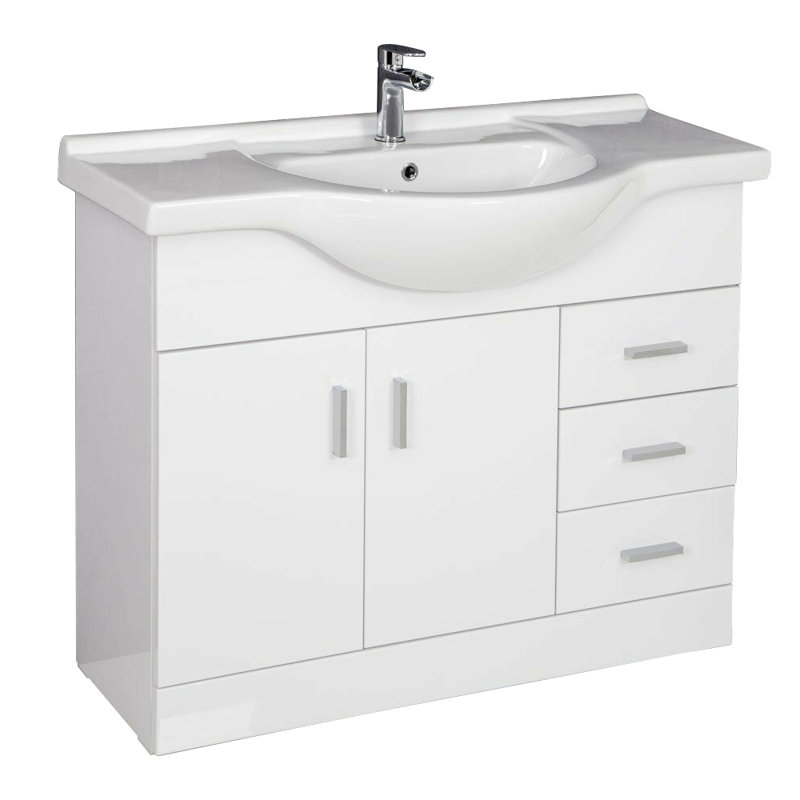 Avarie 1060mm Single Bathroom Vanity with Integrated Ceramic Basin
